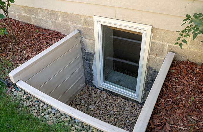 Crawl Space Access Well Installation